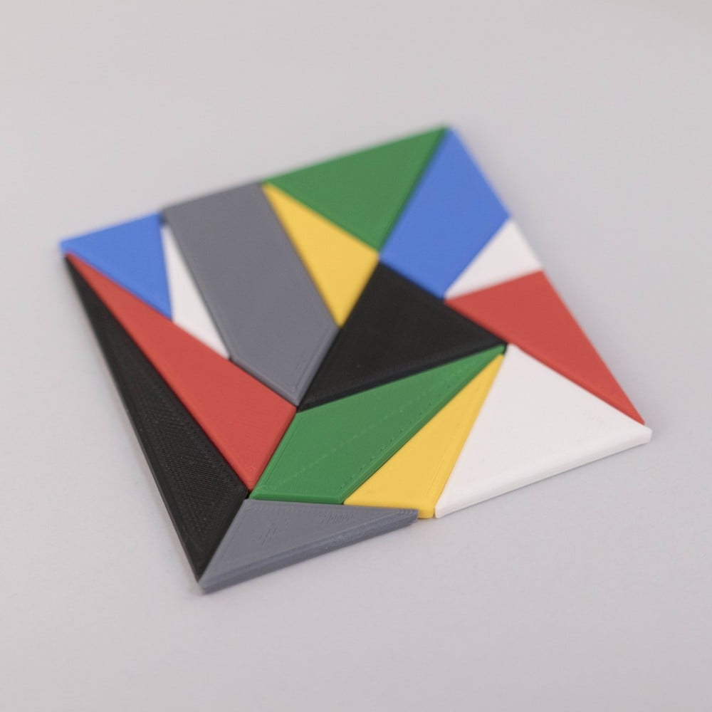 Ostomachion // Archimedes Puzzle 3d model