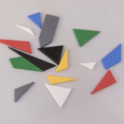 Ostomachion // Archimedes Puzzle 3d model