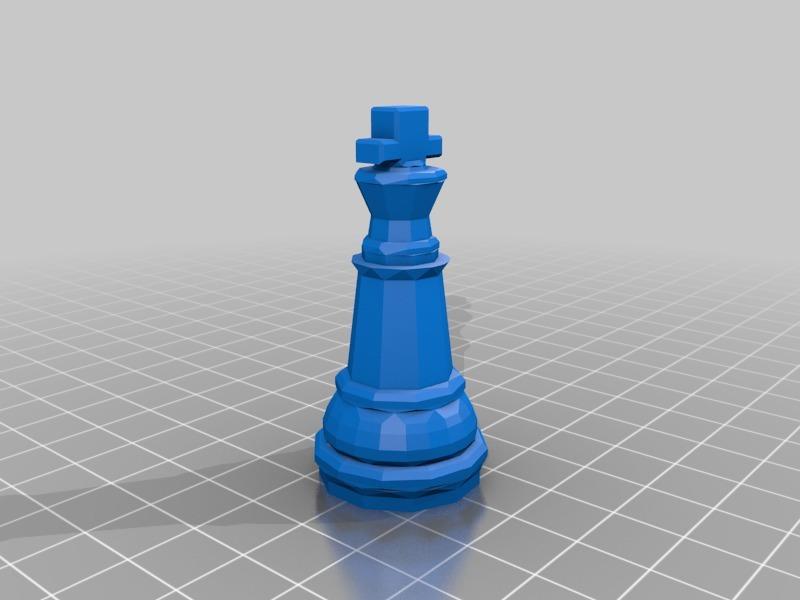 Chess King 3d model