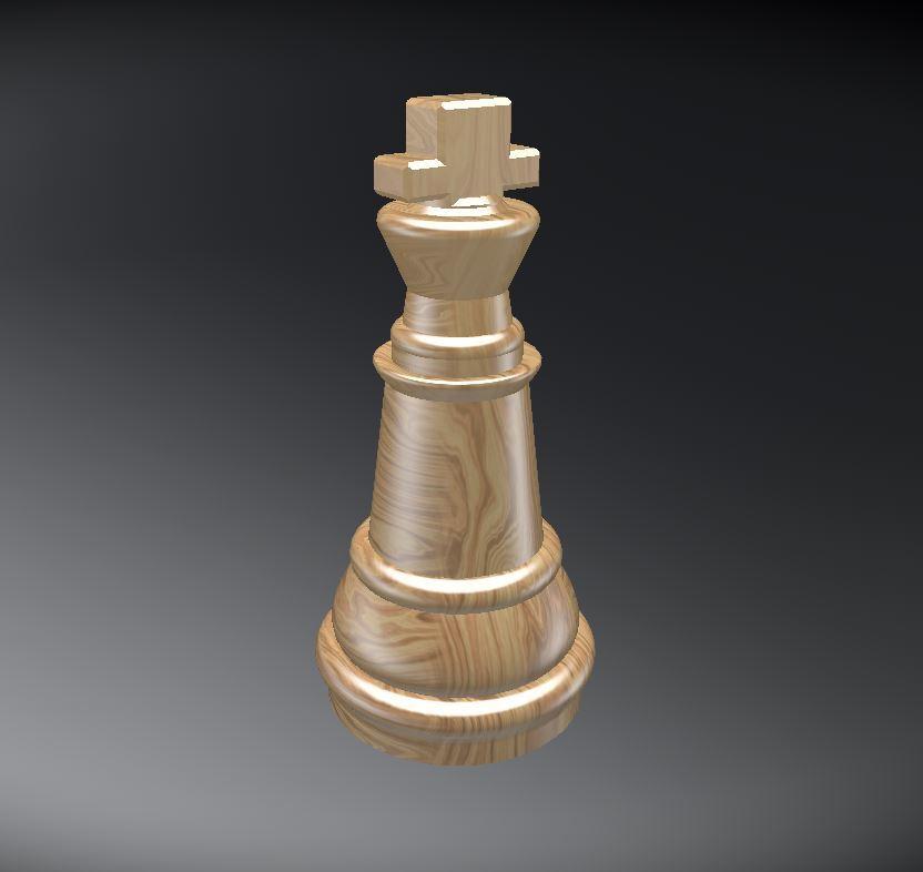 Chess King 3d model