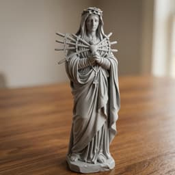 Our Lady Sorrows Statue 3d model