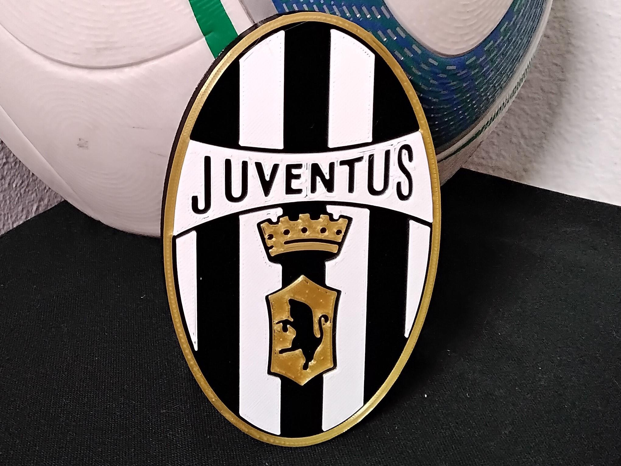Concave Juventus (Juve) Football Club S.p.A. coaster or plaque 3d model