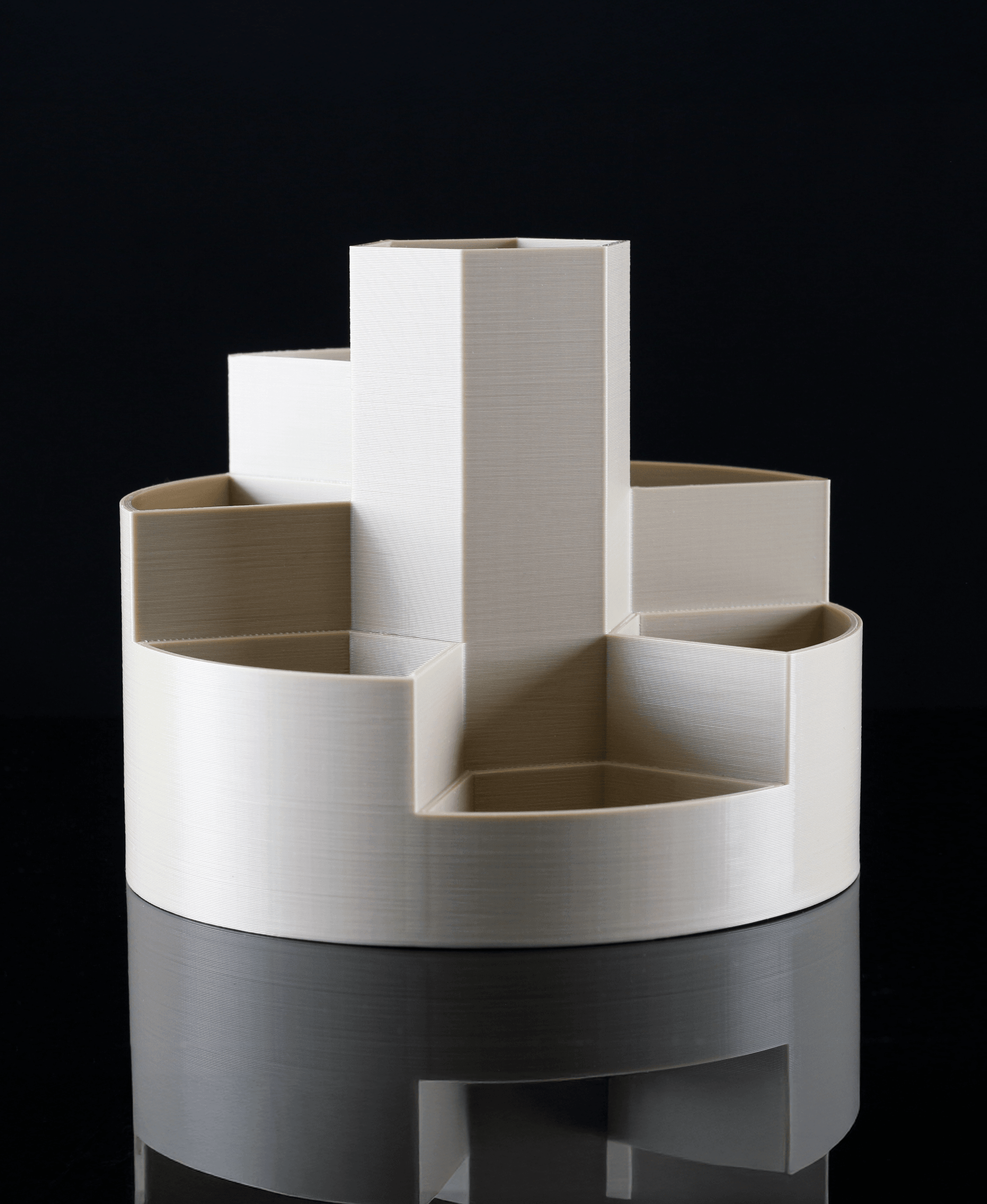 Hexagonal Desk Organizer 3d model