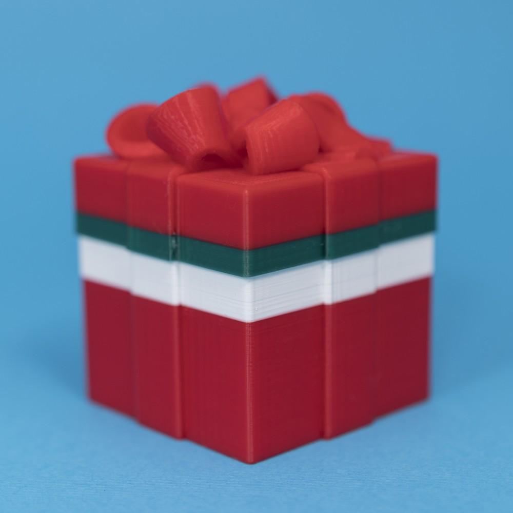 Gift Box Container (Single Color Version) 3d model
