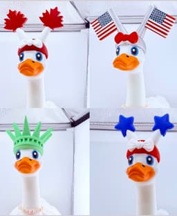 Headbands Set 1 Goose Gear for Porch Goose 3d model
