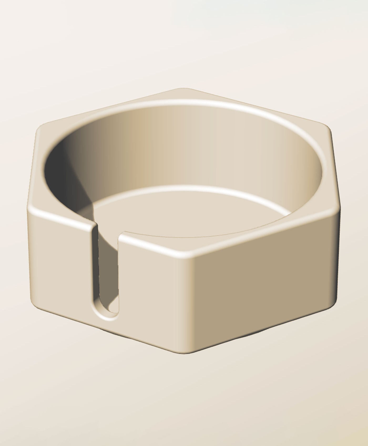 CH96-40-S Stackable slotted component box for creative makers 3d model