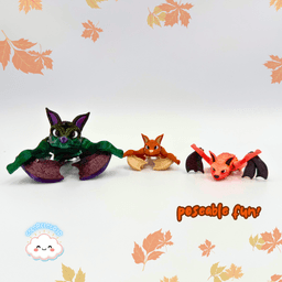 Flying Fox Fruit Bat 3d model
