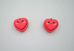 Clicky Keychains – Heart • Star • Sun • Cloud 3d model
