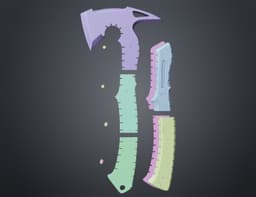 Leon's Hatchet - Resident Evil Requiem 3d model