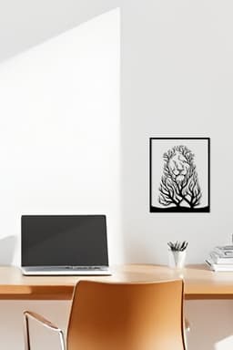 Lion Wall Art, Wall Decor, Home Decor 3d model