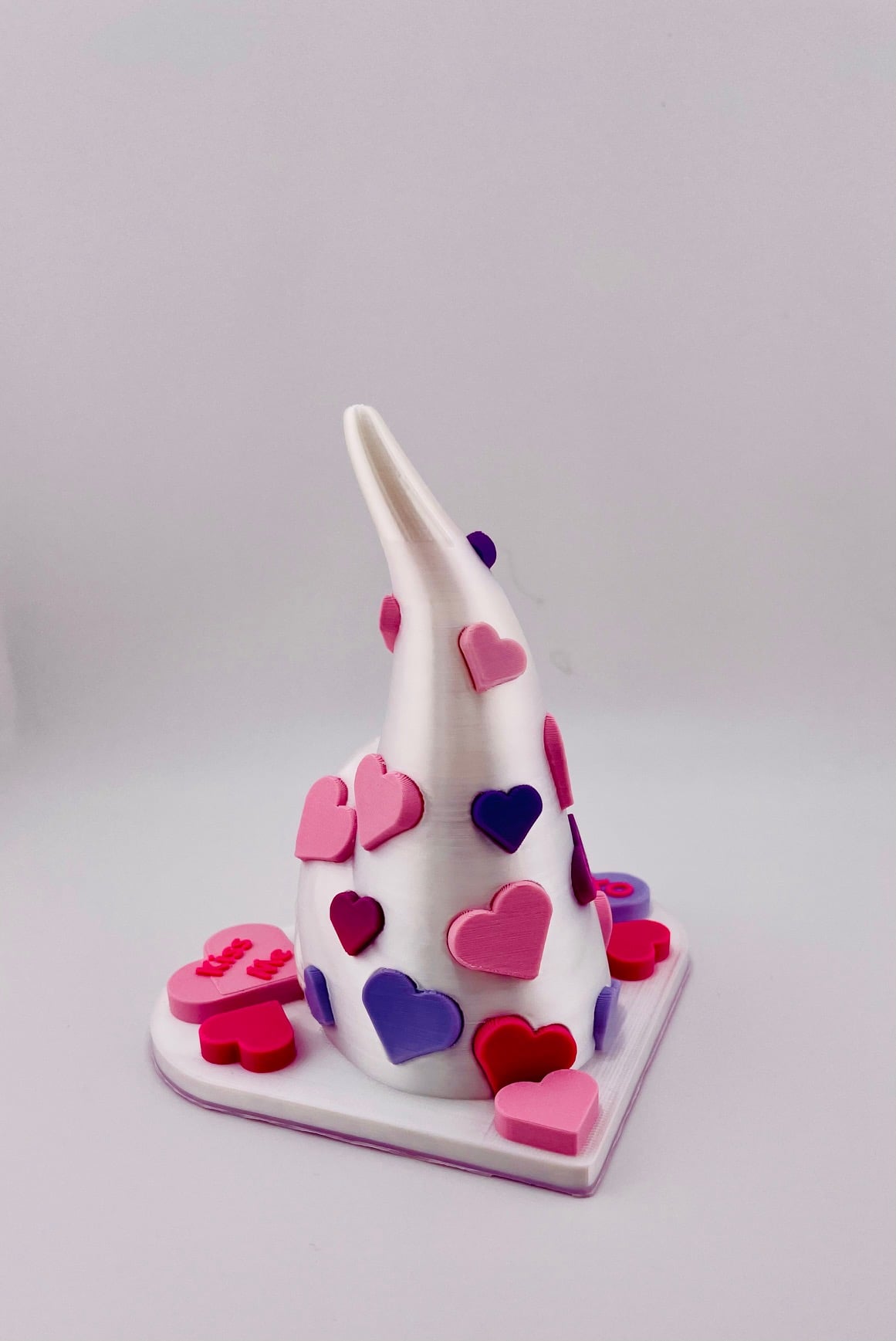 Valentines Day Gnome with Base 3d model