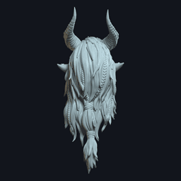 Elaria v2 Action Figure Head 3d model