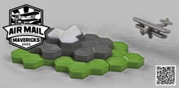 Air Mail Mavericks - open source tabletop adventure game 3d model