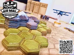 Air Mail Mavericks - open source tabletop adventure game 3d model