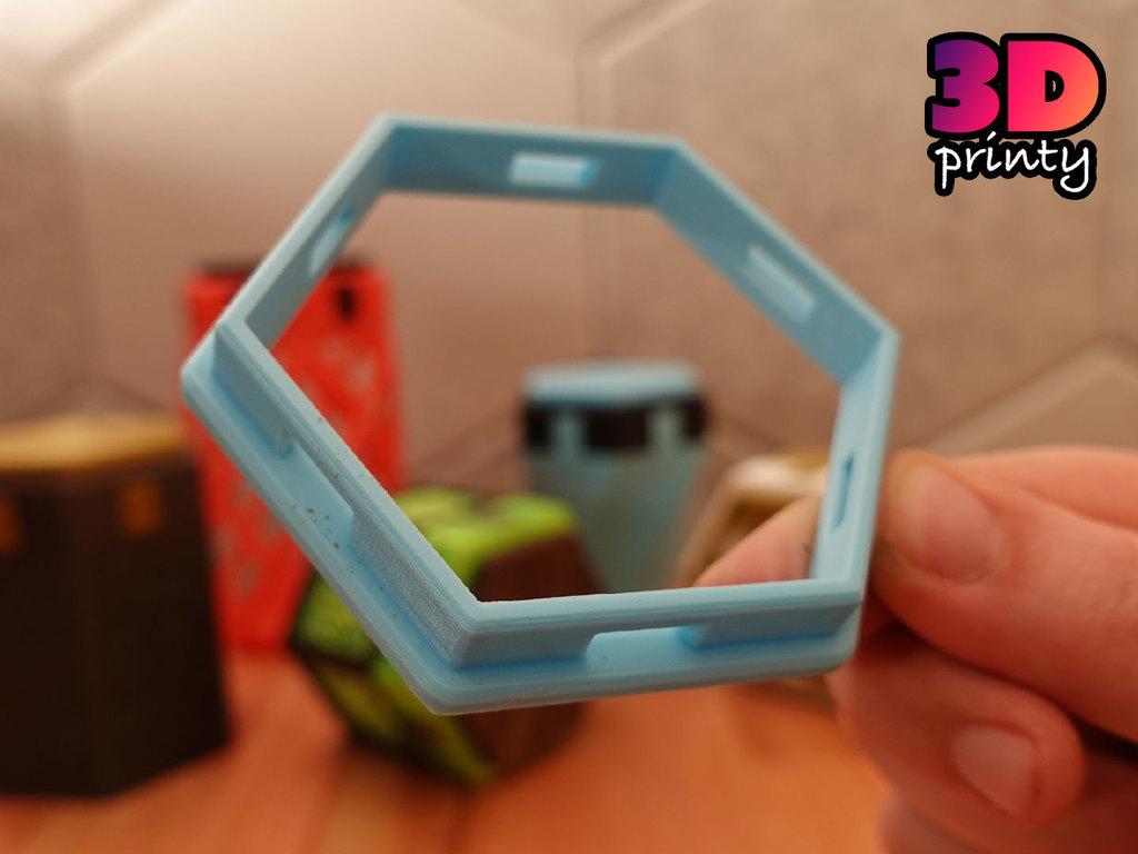 Twist Lock Trick Box (Hexagon) 3d model