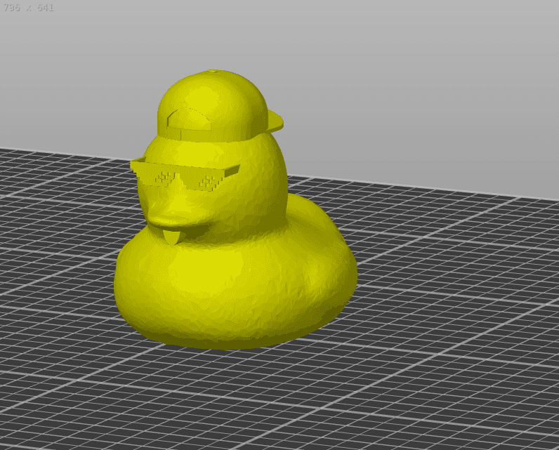 Rubber duck, but he's a douche.  3d model