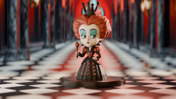 Alice in Wonderland Red Queen Collectible Figurine 3d model