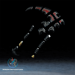 Death Knight Scythe 3D Printer File STL 3d model