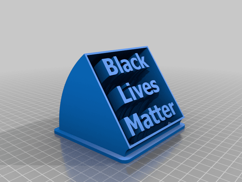 Black Lives Matter 3d model
