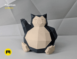 Snorlax Low Poly Pokemon 3d model