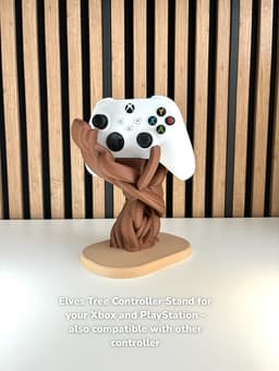 Elf Tree Gaming Stand - for xBox, PS & other gaming controller 3d model