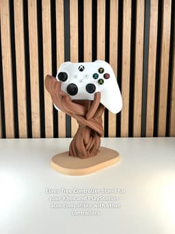 Elf Tree Gaming Stand - for xBox, PS & other gaming controller 3d model