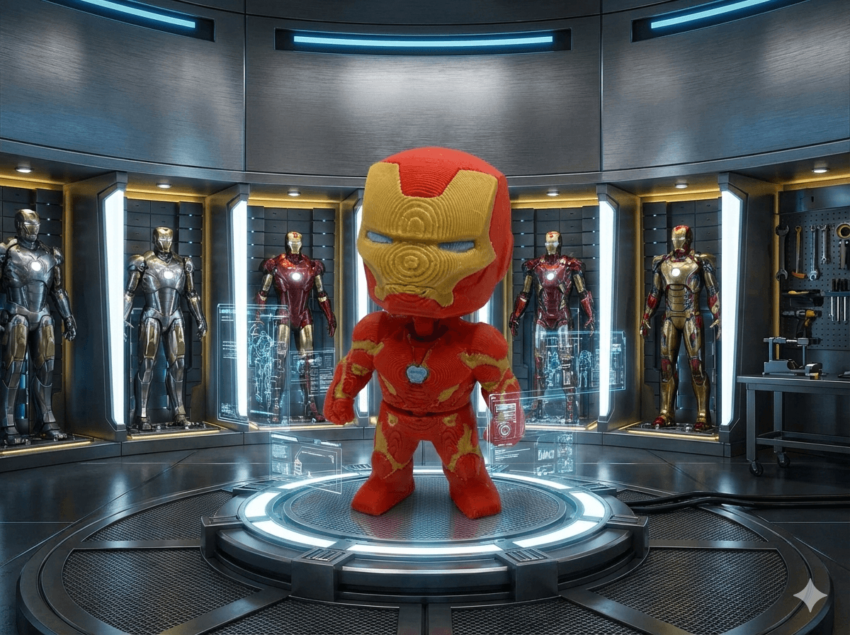 Iron Man Flexi 3d model