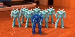 1/420 Scale RX-0 Unicorn Gundam (Destroy Mode) miniature 3d model