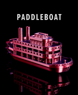 Paddleboat (Boat / Ship) 3d model