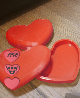 Heart-shaped Easy print box