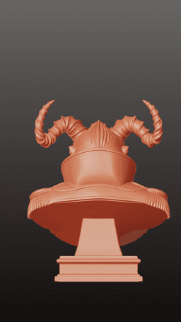 General Mandrillus_The Horned Commander 3d model