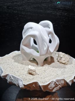 Unique Design Fish Cave for Cichlids & Pleco | 3D Printable Aquarium Fish Hide | Natural Rock Design 3d model