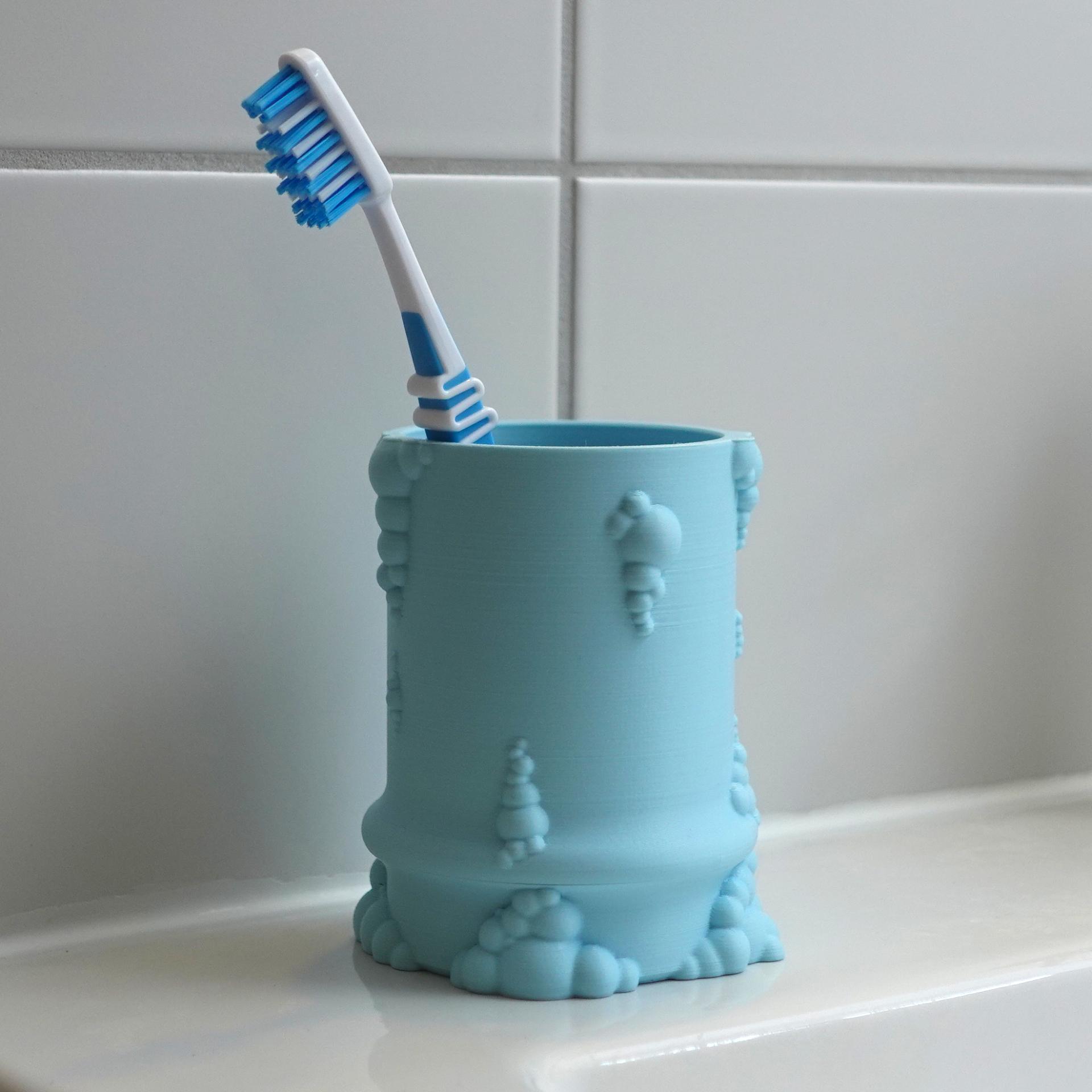 Toothbrush holder “bubbles” 3d model