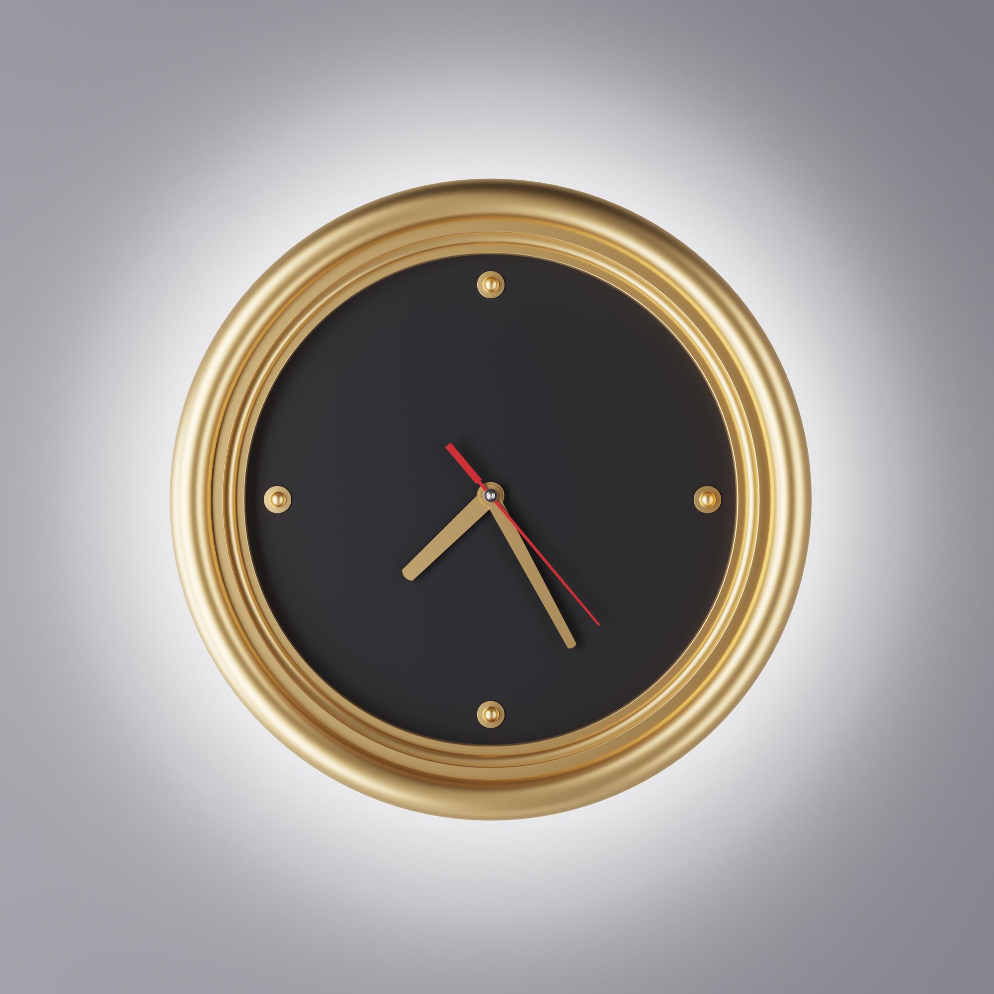 Classic clock, SKU. 5652 by Pikartlights 3d model
