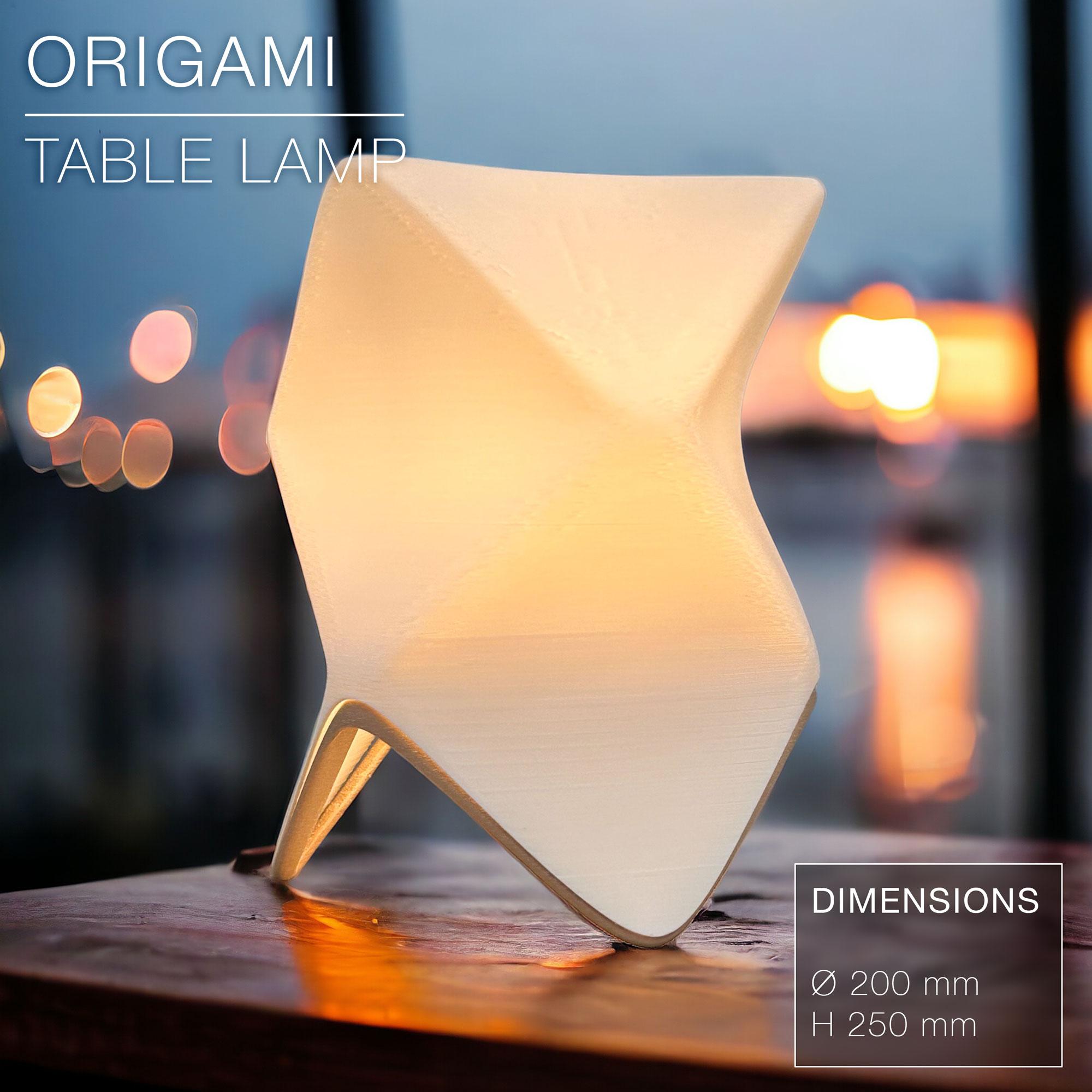 ORIGAMI | Table Lamp E14 3d model