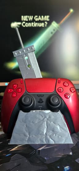Sword In The Stone Controller Stand - Buster Sword Edition 3d model