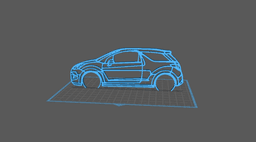 Citroen - DS3 Racing Wall Art 3d model