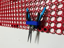 Multiboard Dual Flush Cutter, Needlenose Plier, Wire Stripper, and more Holder 3d model