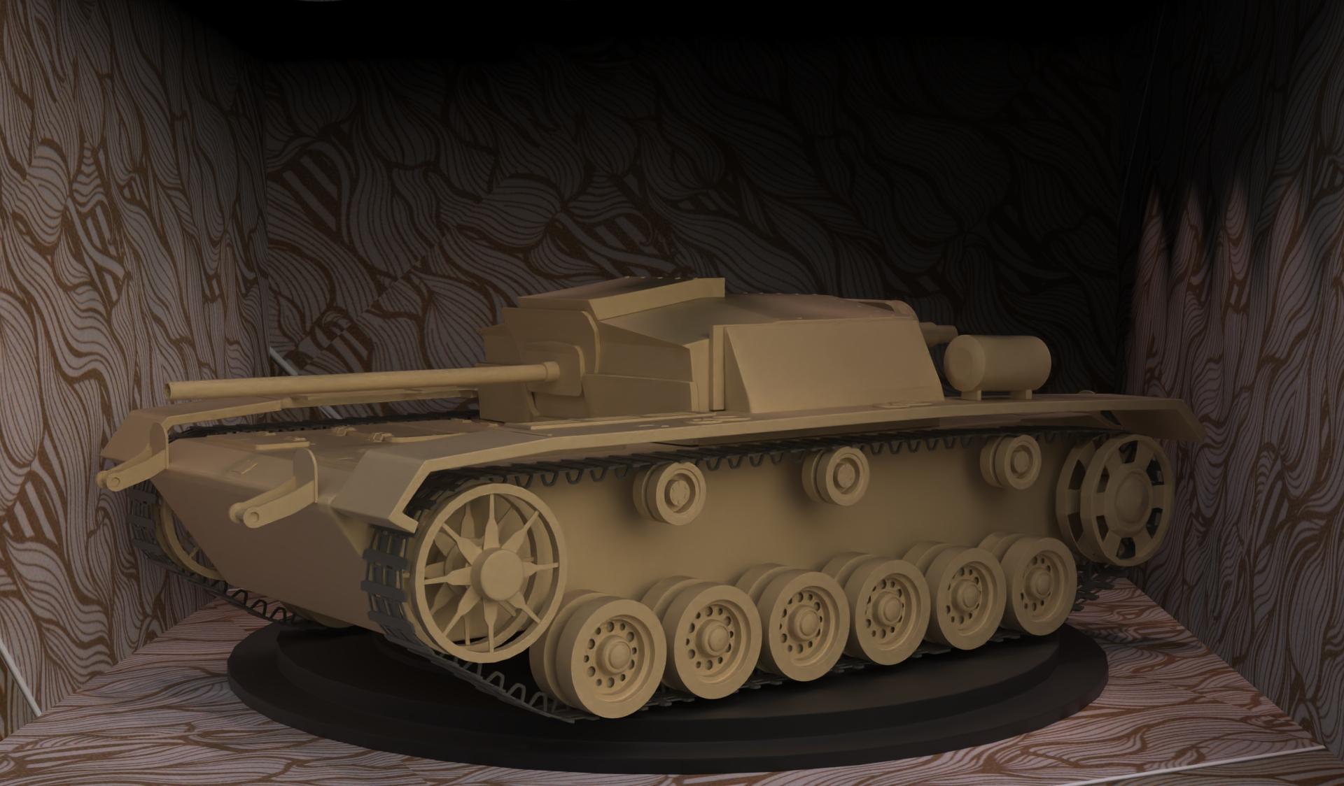 Stug III Tank.fbx 3d model