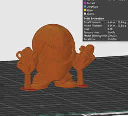 Venom Kirby – Flexi Keychain & Bag Charm with Movable Arms, No Supports 3D Print STL/3MF 3d model