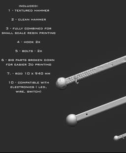 The Samaritan Nemesis hammer 3d model