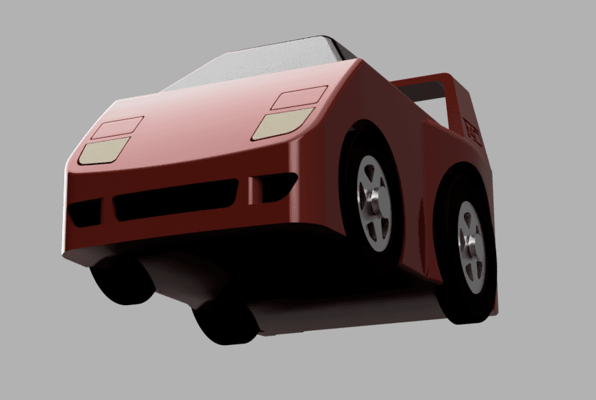Box Car Racer - Ferrari F40 - A Sliding Dove Tail Box Remix 3d model