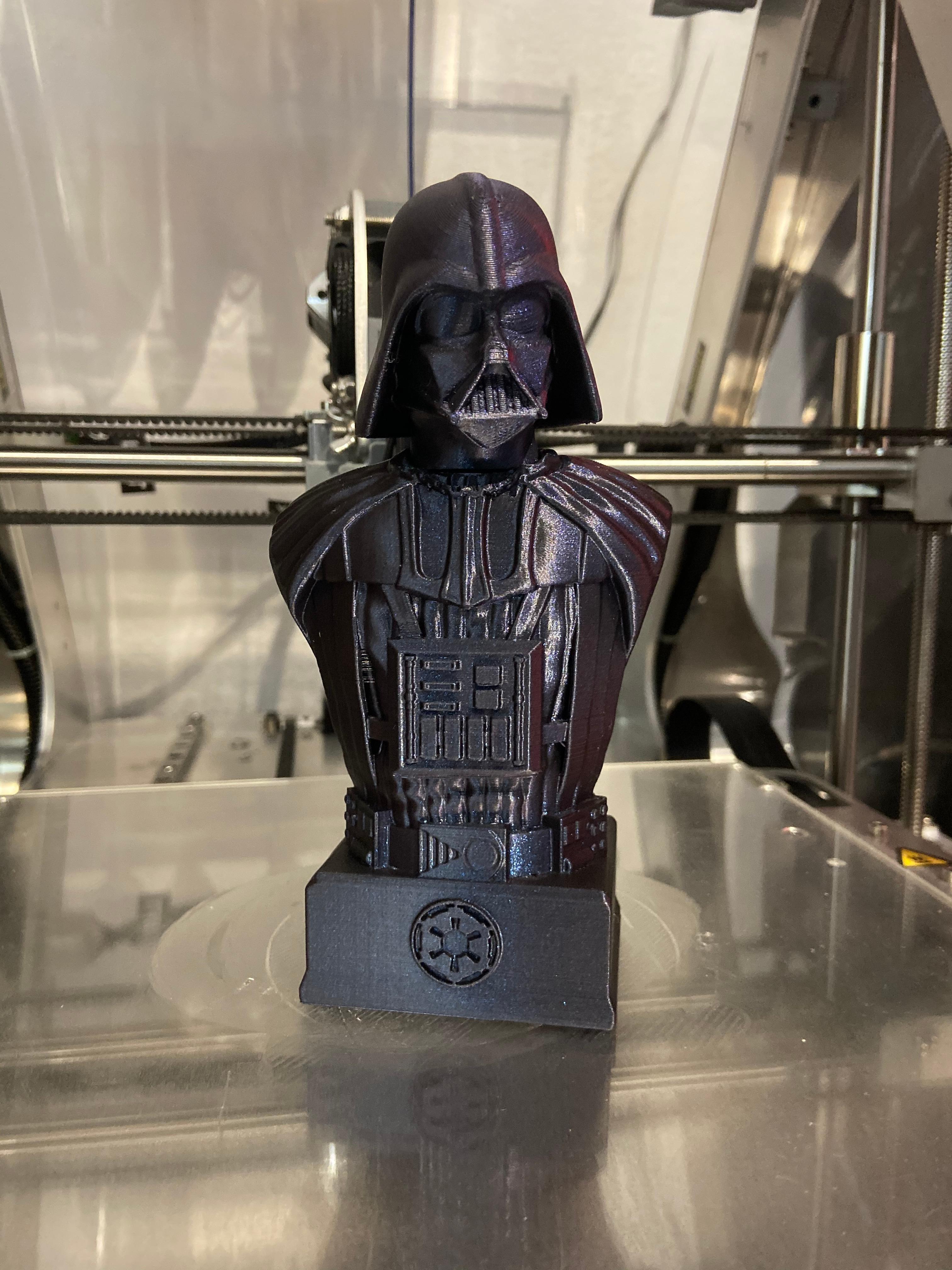 Darth  Vader Bust (Pre-Supported) 3d model