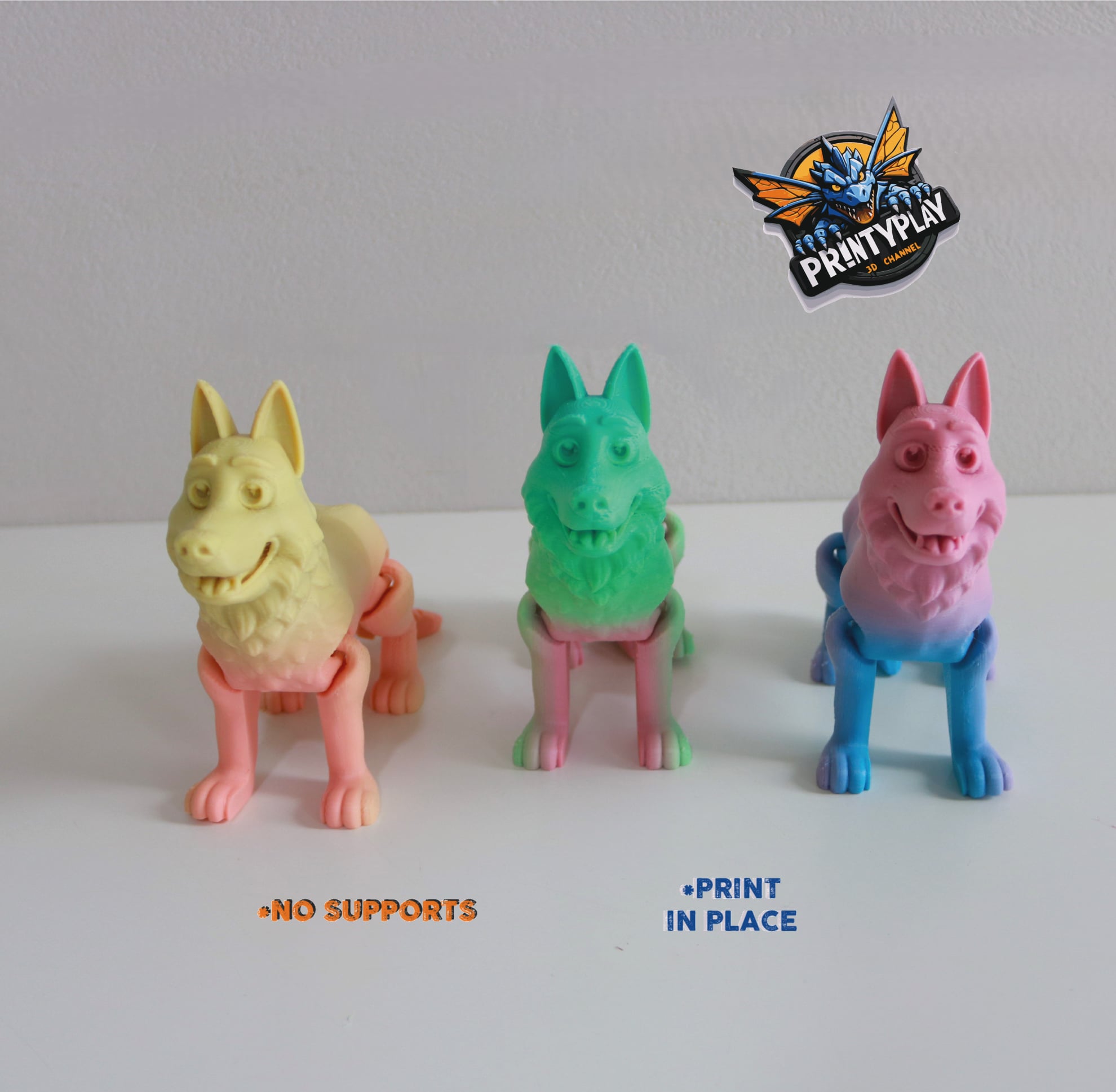Cute German Shepherd Dog 3d model