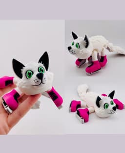 Fox Ice Skate Flexi 3d model