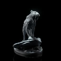 Smilodon Populator Free 3d model