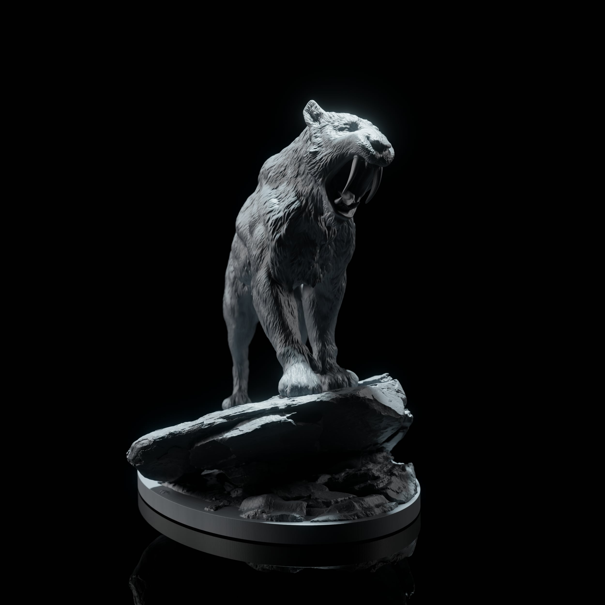 Smilodon Populator Free 3d model