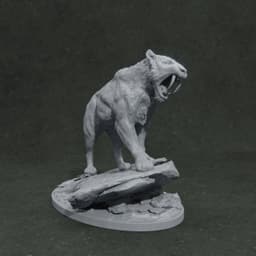 Smilodon Populator Free 3d model