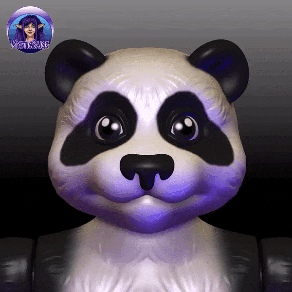 Flexy Panda 3d model