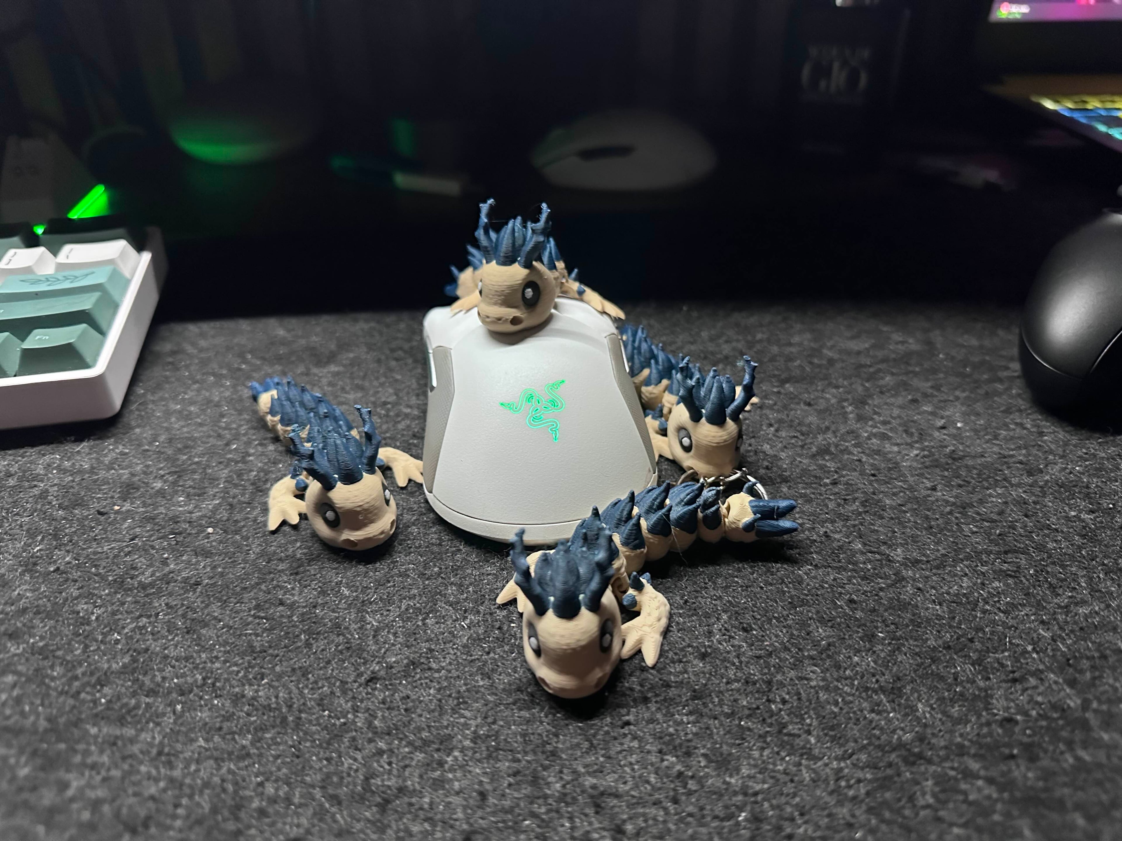 Baby Articulated Dragon 3d model